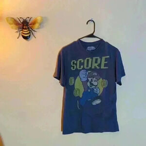 super Mario T-shirt, gray, size medium